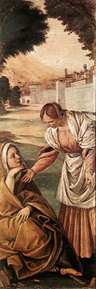 Gaudenzio Ferrari St Anne Consoled by a Woman